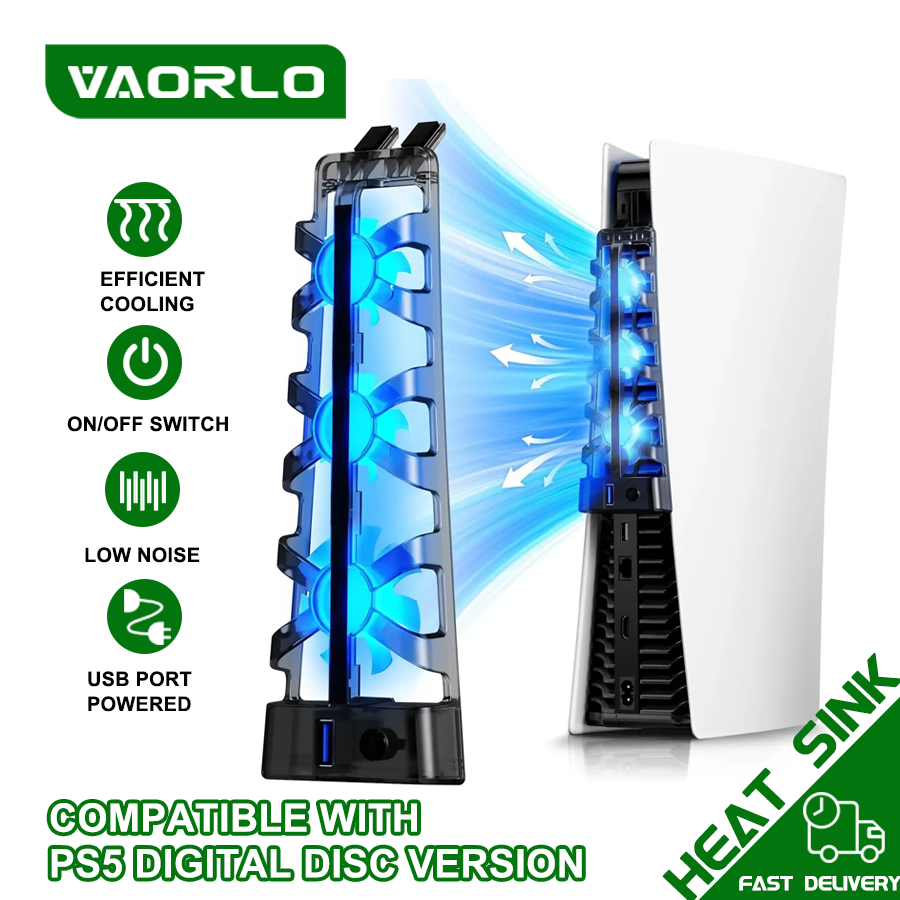 Gaming Accessories Led - Voor PS5 Beide Schijf/Digitale Edities Koelventilator