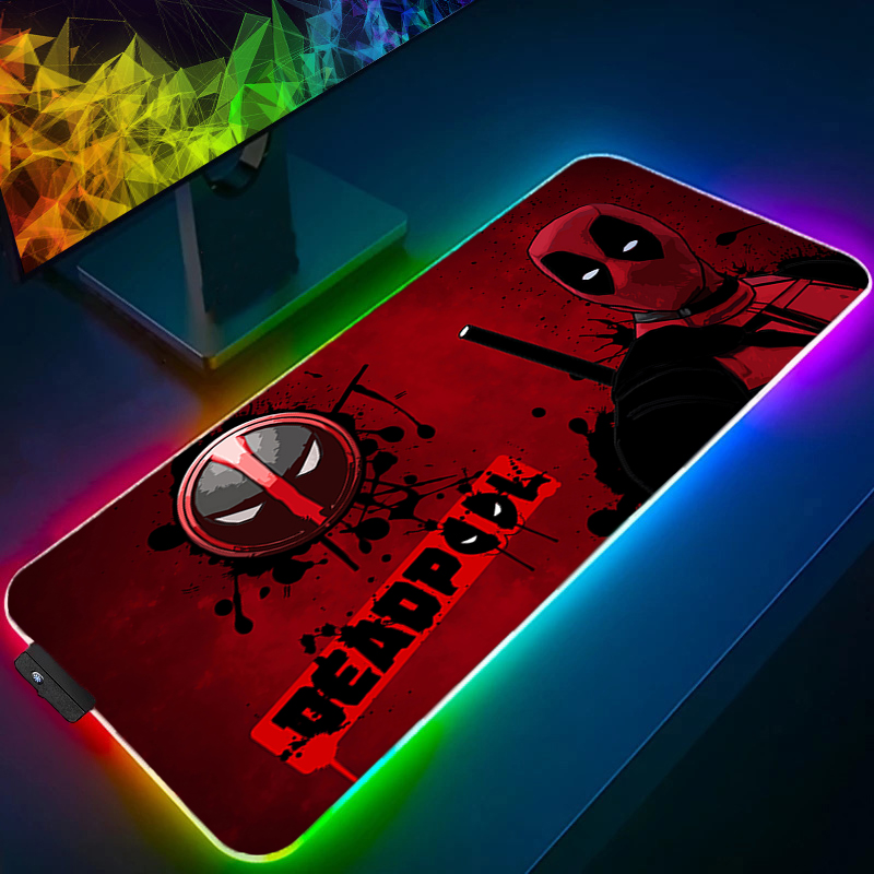 Gaming Accessories Led - LED-muismat Gaming Backlight Lock Edge Anime-accessoires