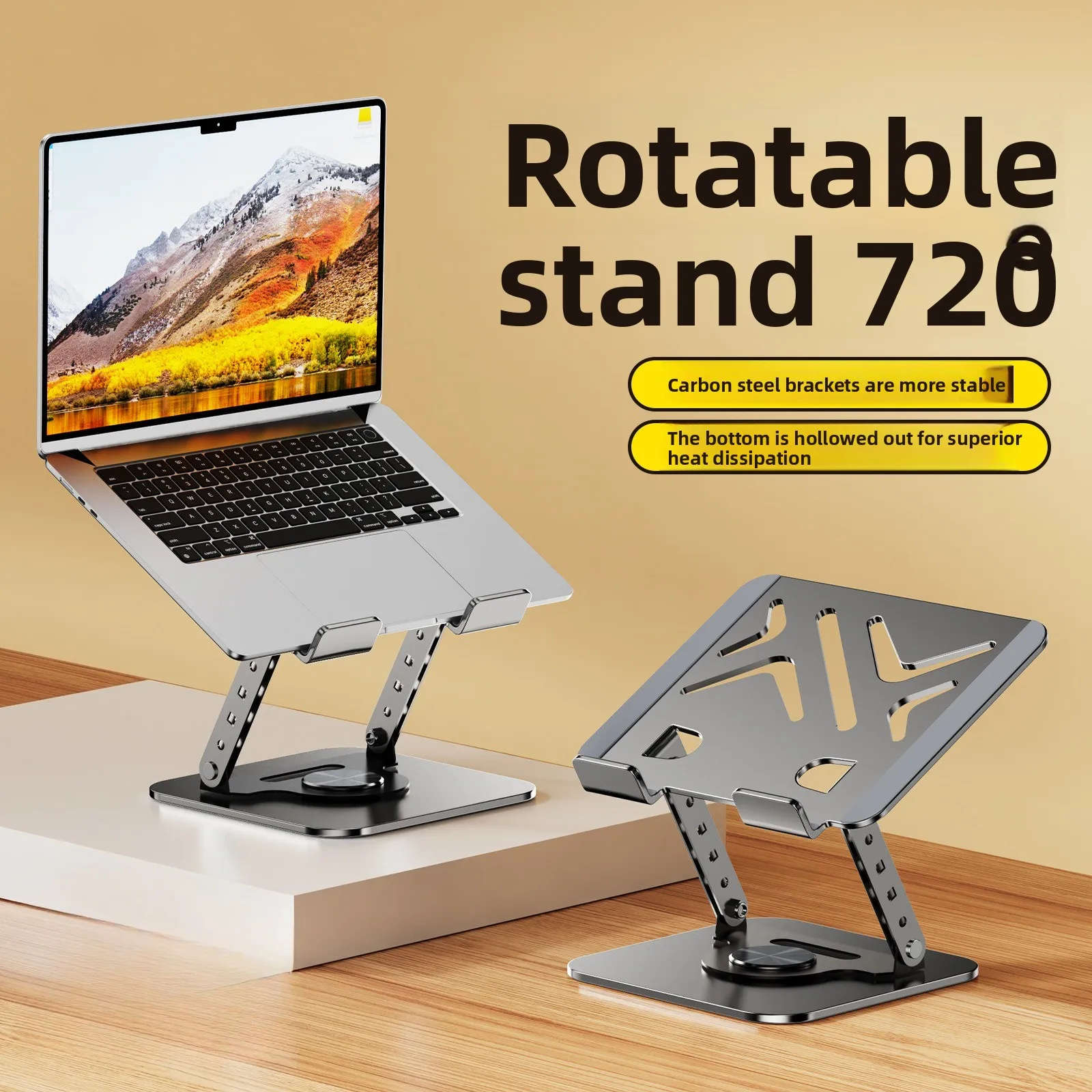 Gaming Accessories Ipad - Verticale laptopstandaard van aluminiumlegering, opvouwbare desktopcomputerhouder