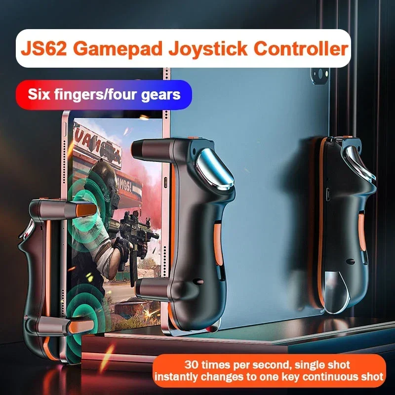 Gaming Accessories Ipad - JS62 Tablet 6 Vinger Gamepad Knop