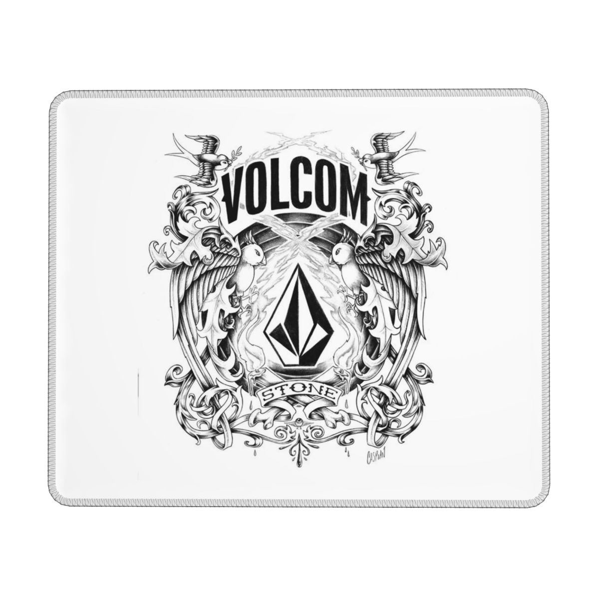 Gaming Accessories Logo - V-Volcom Logo Multi-size muismat Computertoetsenbord Muismat