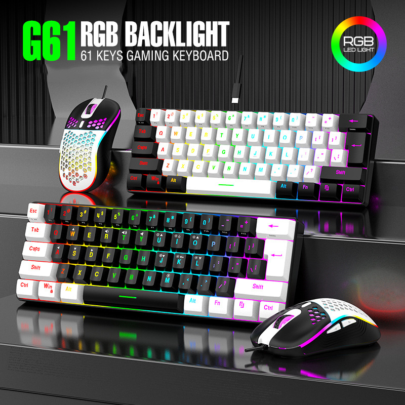 Gaming Accessories Combo - Toetsenbord- en muissets 60% RGB Gaming