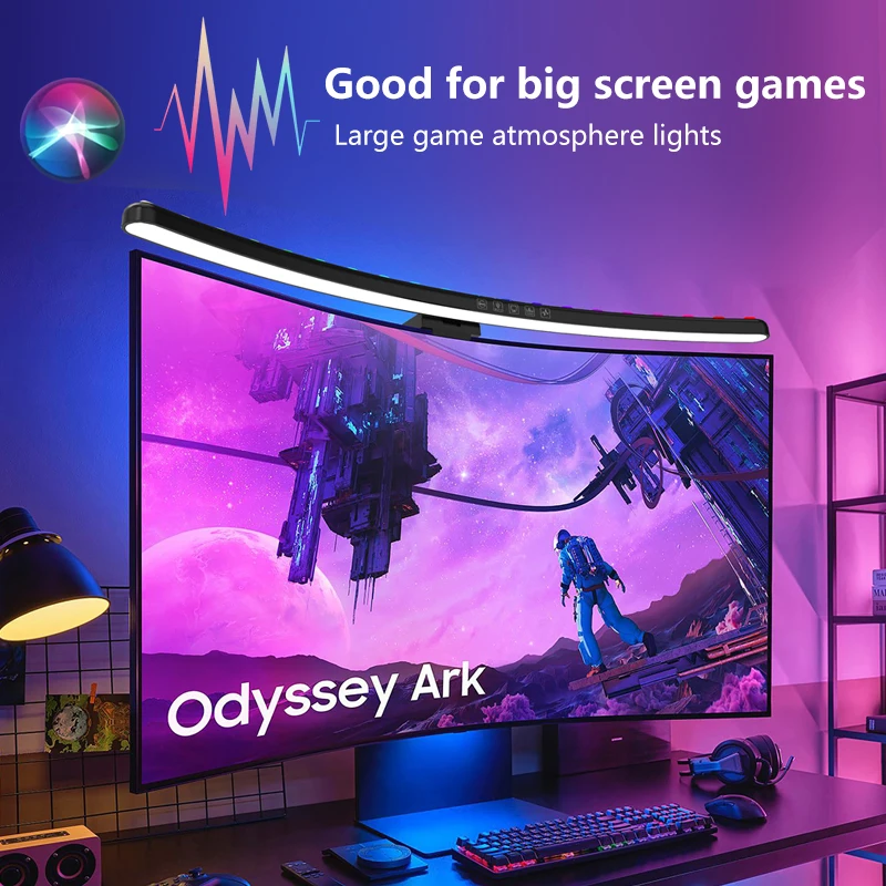 Gaming Accessories Led - Computermonitor Lichtbalk RGB Muziekritme Scherm Hanglampen