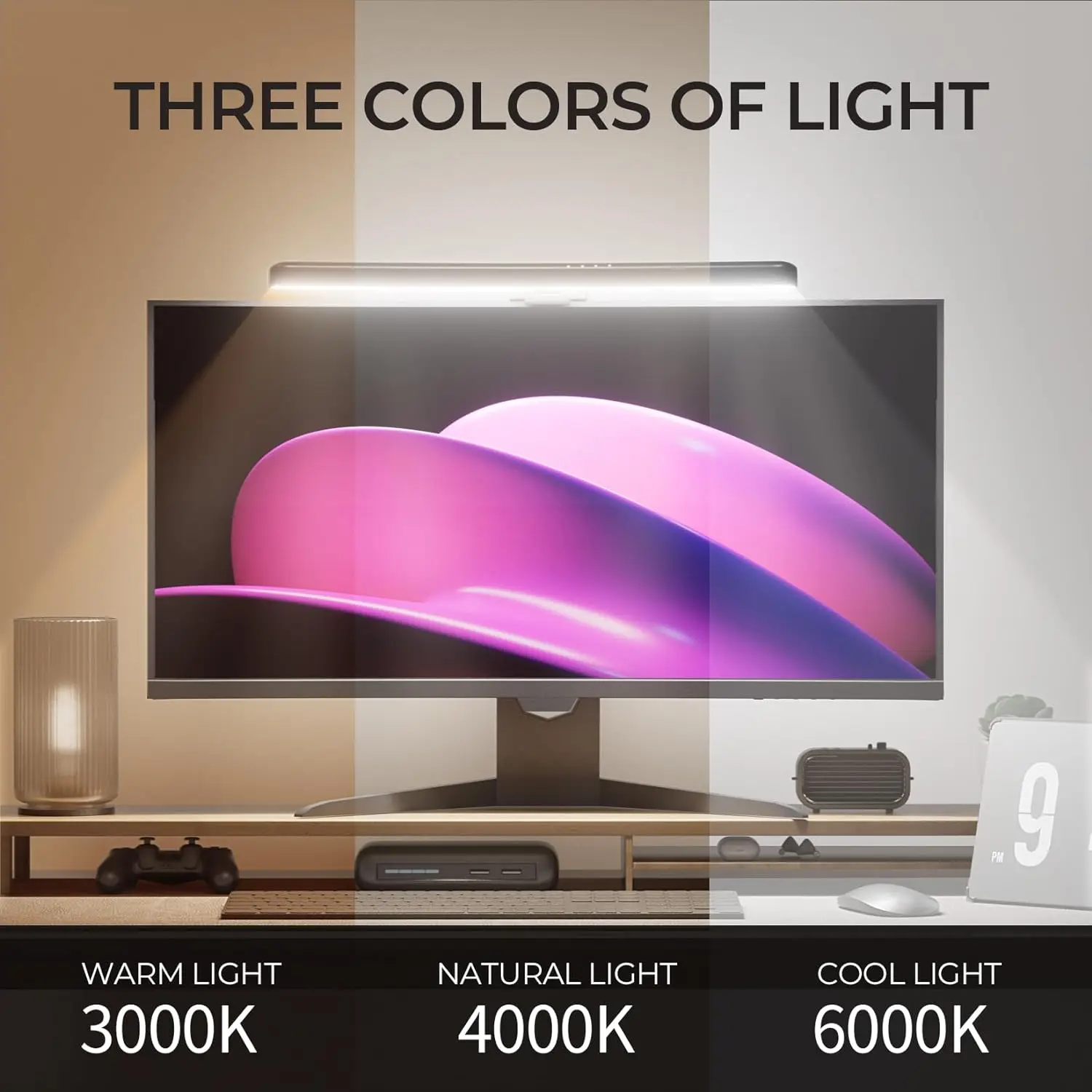 Monitorlichtbalk gebogen met R - Gaming Accessories Led recensie en prijs