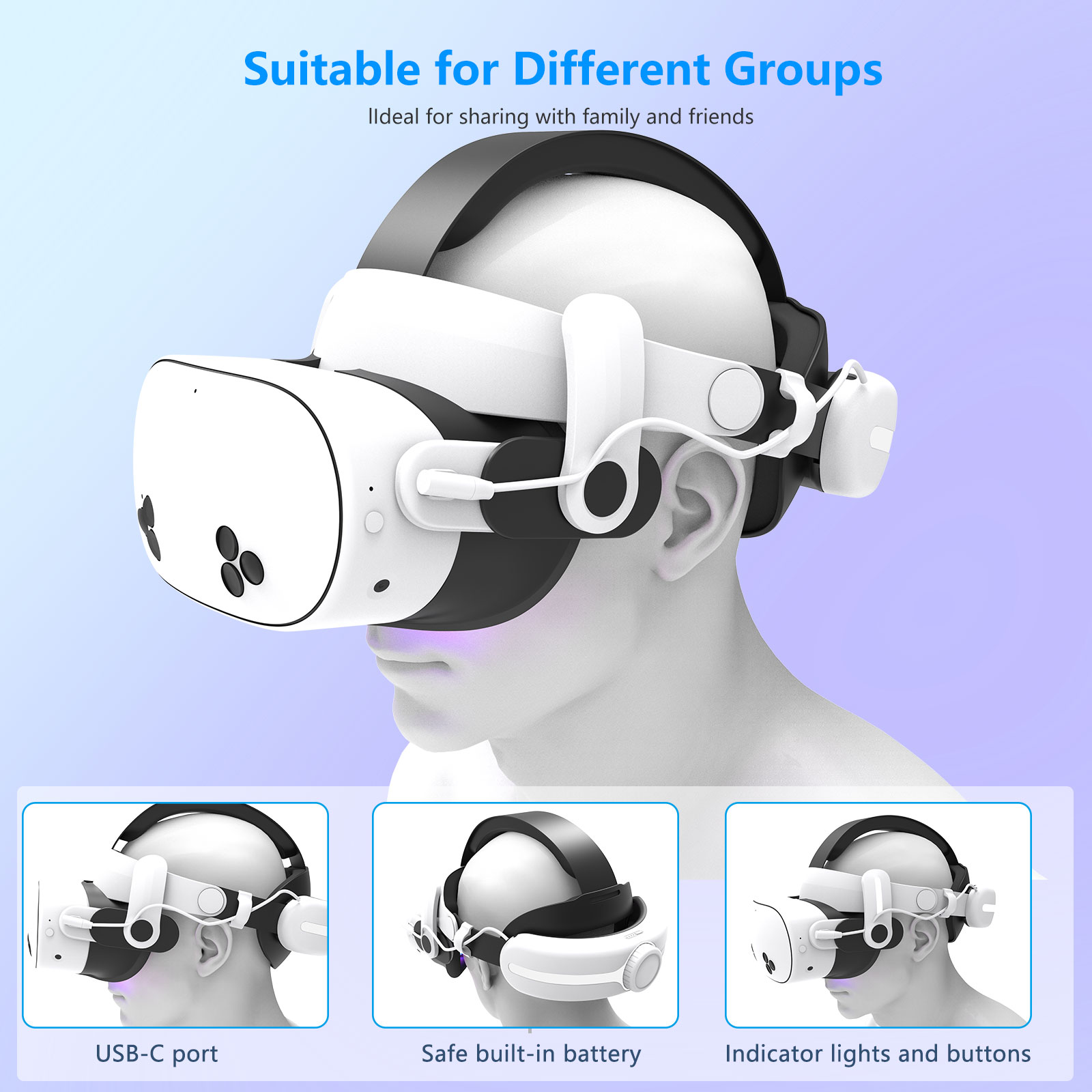 Voor Quest3S VR-headset 12000m - Gaming Accessories Headset recensie en prijs