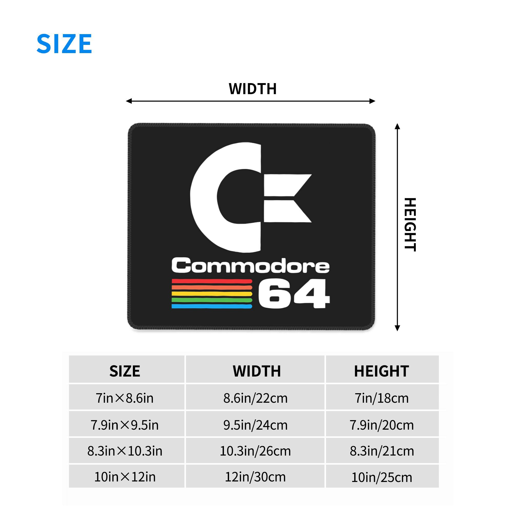 Commodore C64 Logo Muismat Com - Gaming Accessories Logo recensie en prijs
