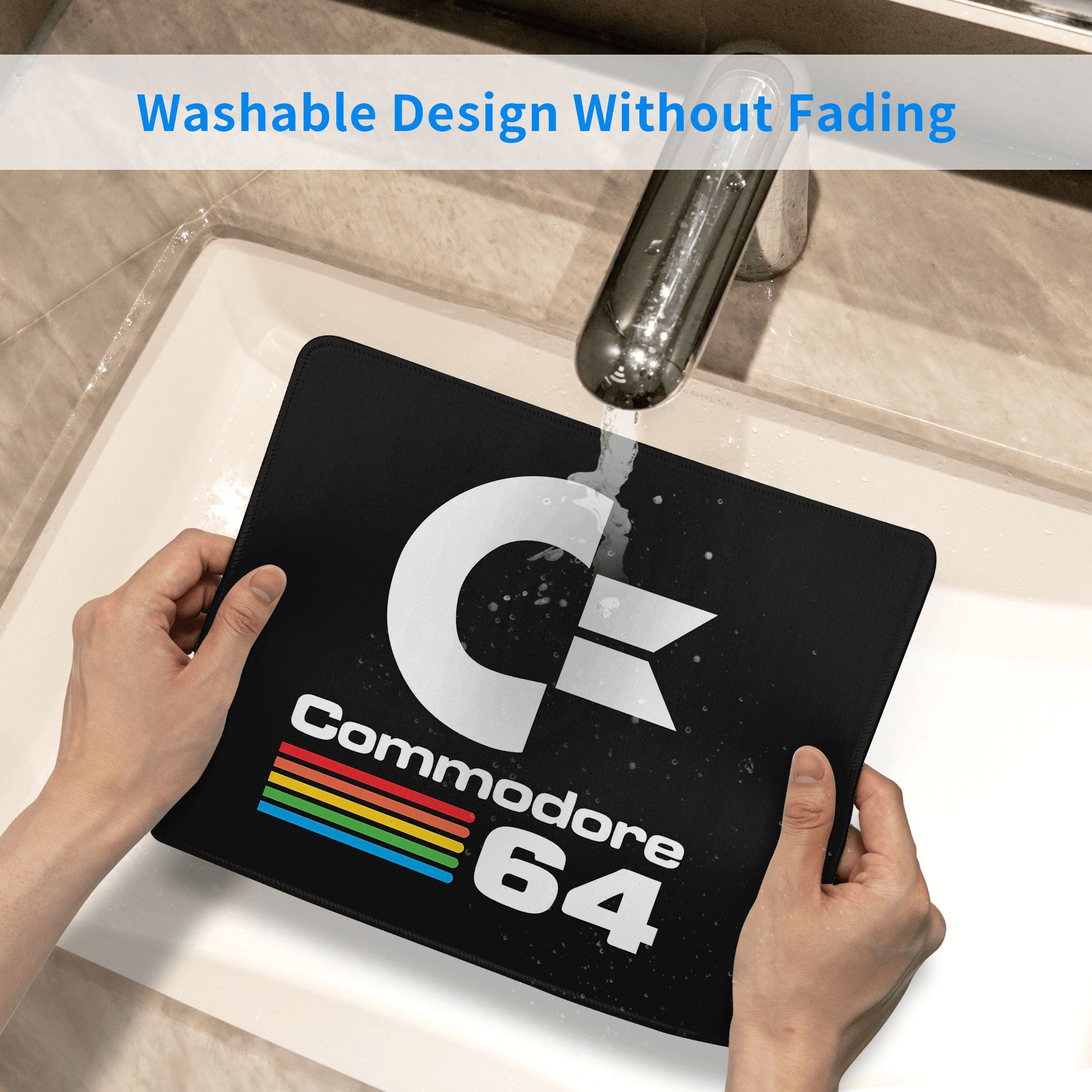 Commodore C64 Logo Muismat Com - Gaming Accessories Logo recensie en prijs