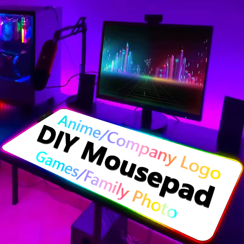 DIY Custom RGB Muismat Groot A - Gaming Accessories Logo recensie en prijs