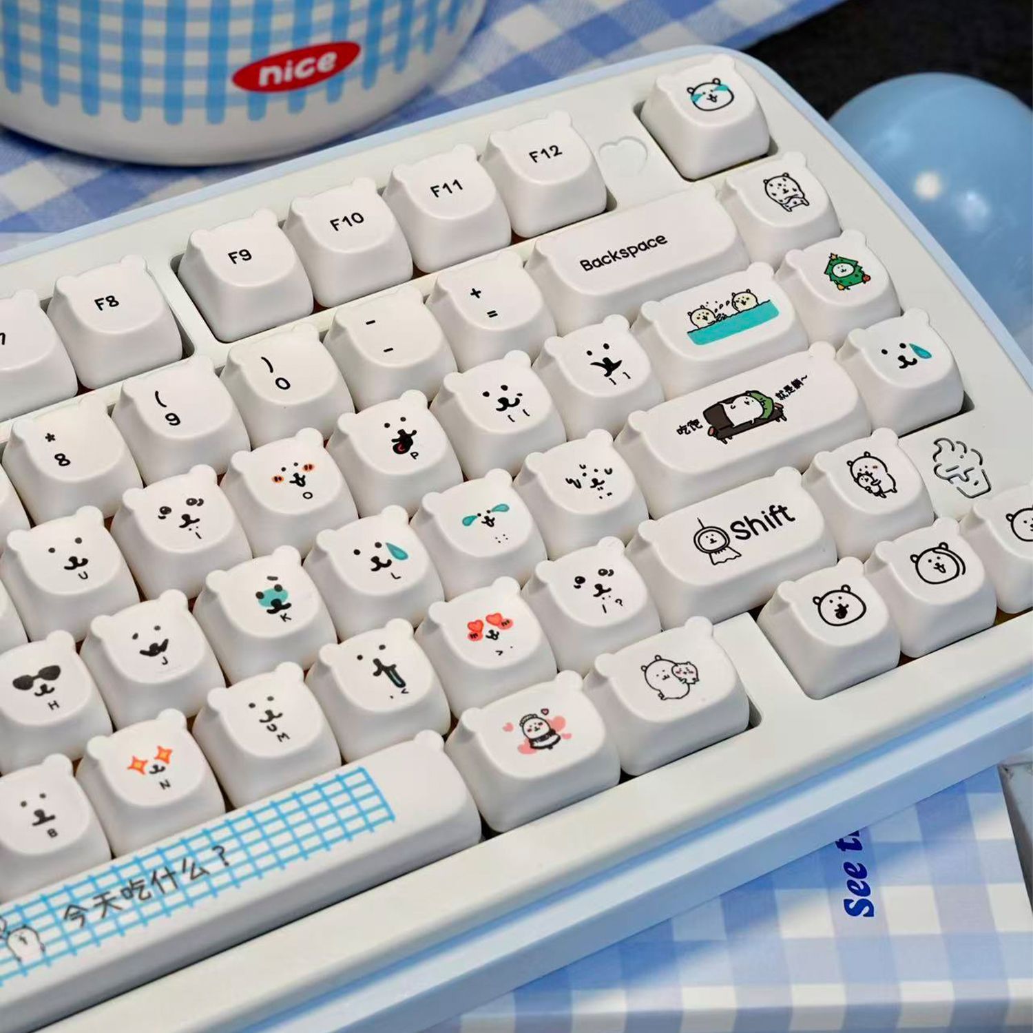 Kawaii Cartoon Joke Beer PBT K - Gaming Accessories In Japan recensie en prijs