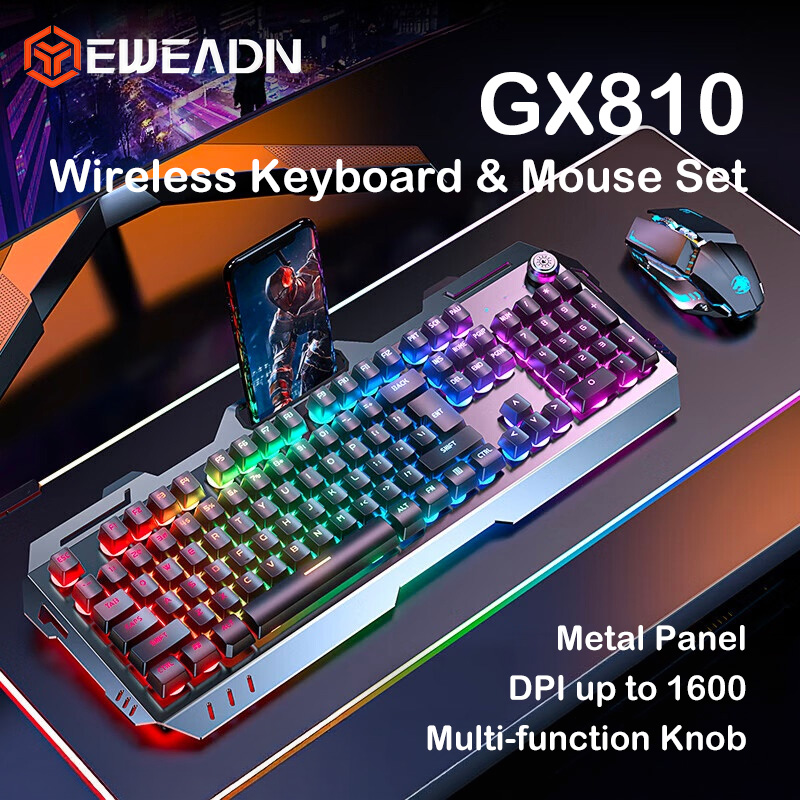 EWEADN GX810 Draadloos toetsen - Gaming Accessories Combo recensie en prijs