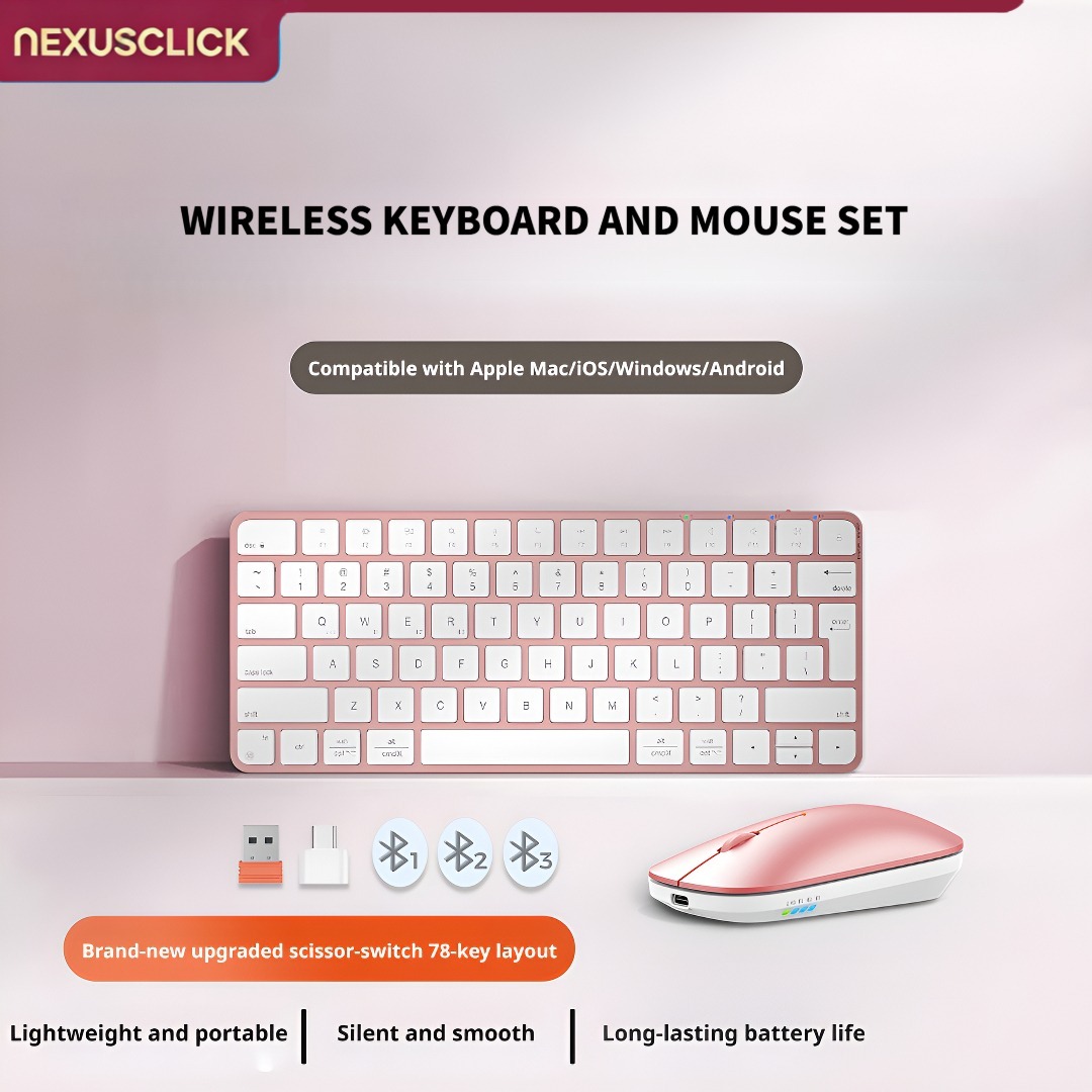 NexusClick Ultra Slim draadloo - Gaming Accessories Combo recensie en prijs
