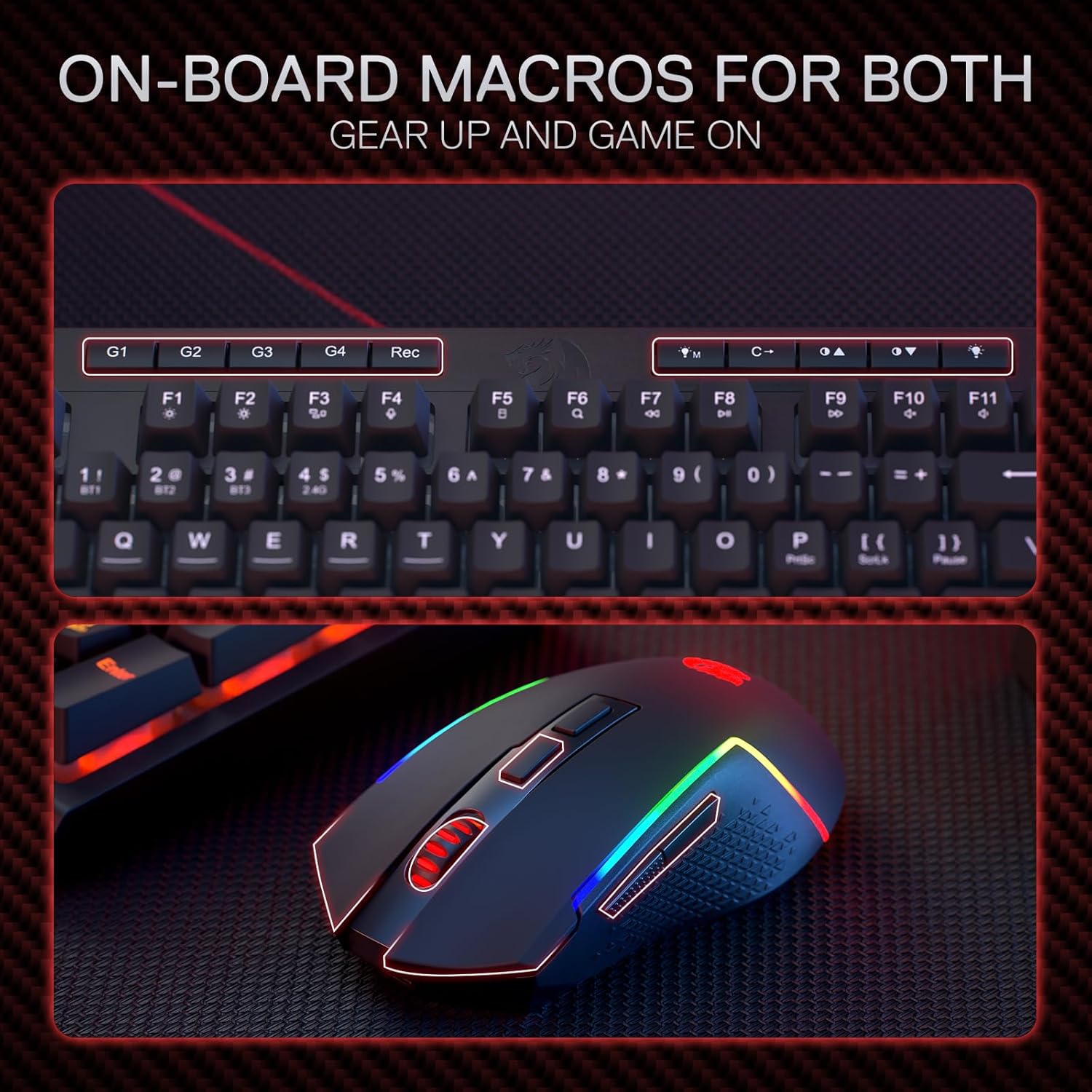 Redragon S142 Draadloos Gaming - Gaming Accessories Combo recensie en prijs