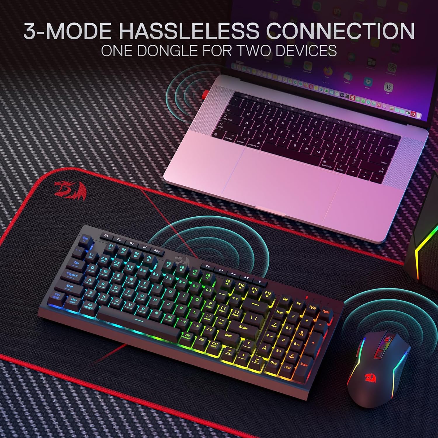 Redragon S142 Draadloos Gaming - Gaming Accessories Combo recensie en prijs