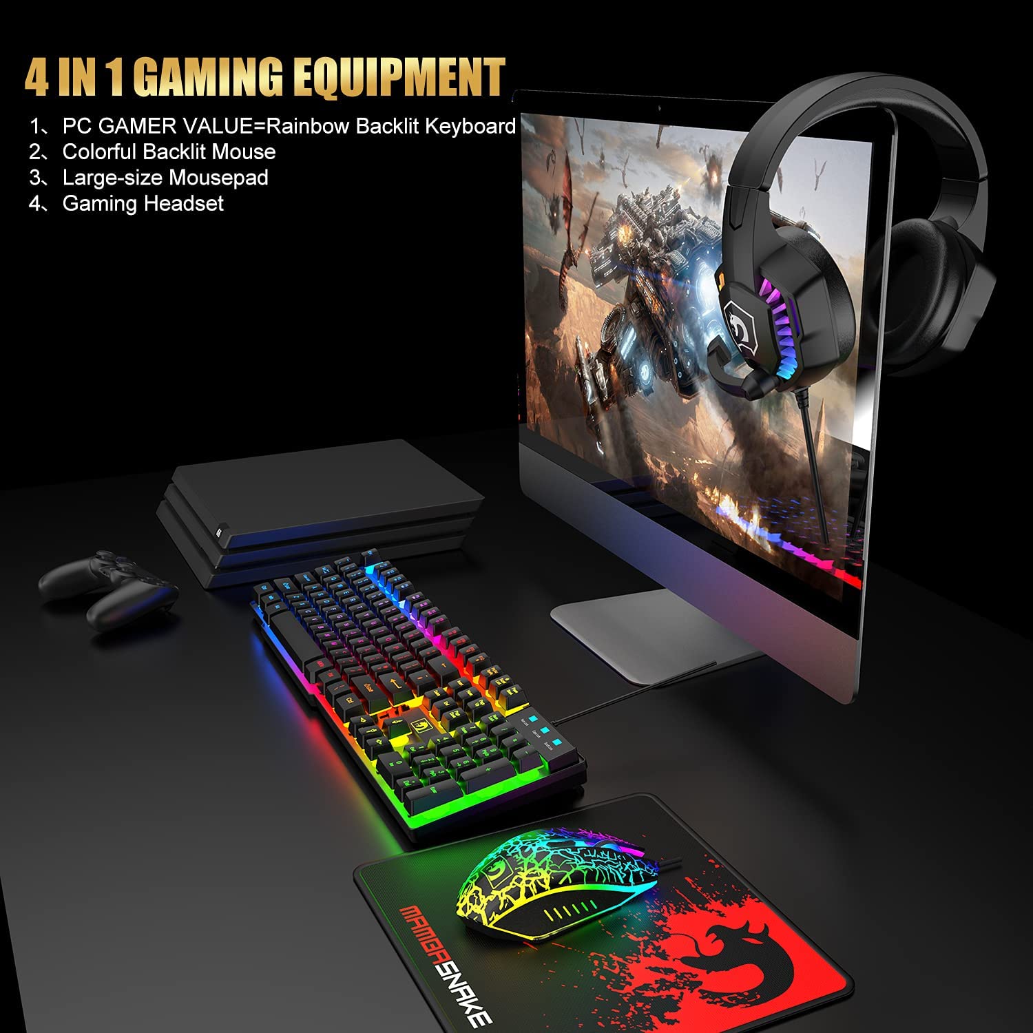MAMBASNAKE X ZIYOULANG T11 UK  - Gaming Accessories Combo recensie en prijs