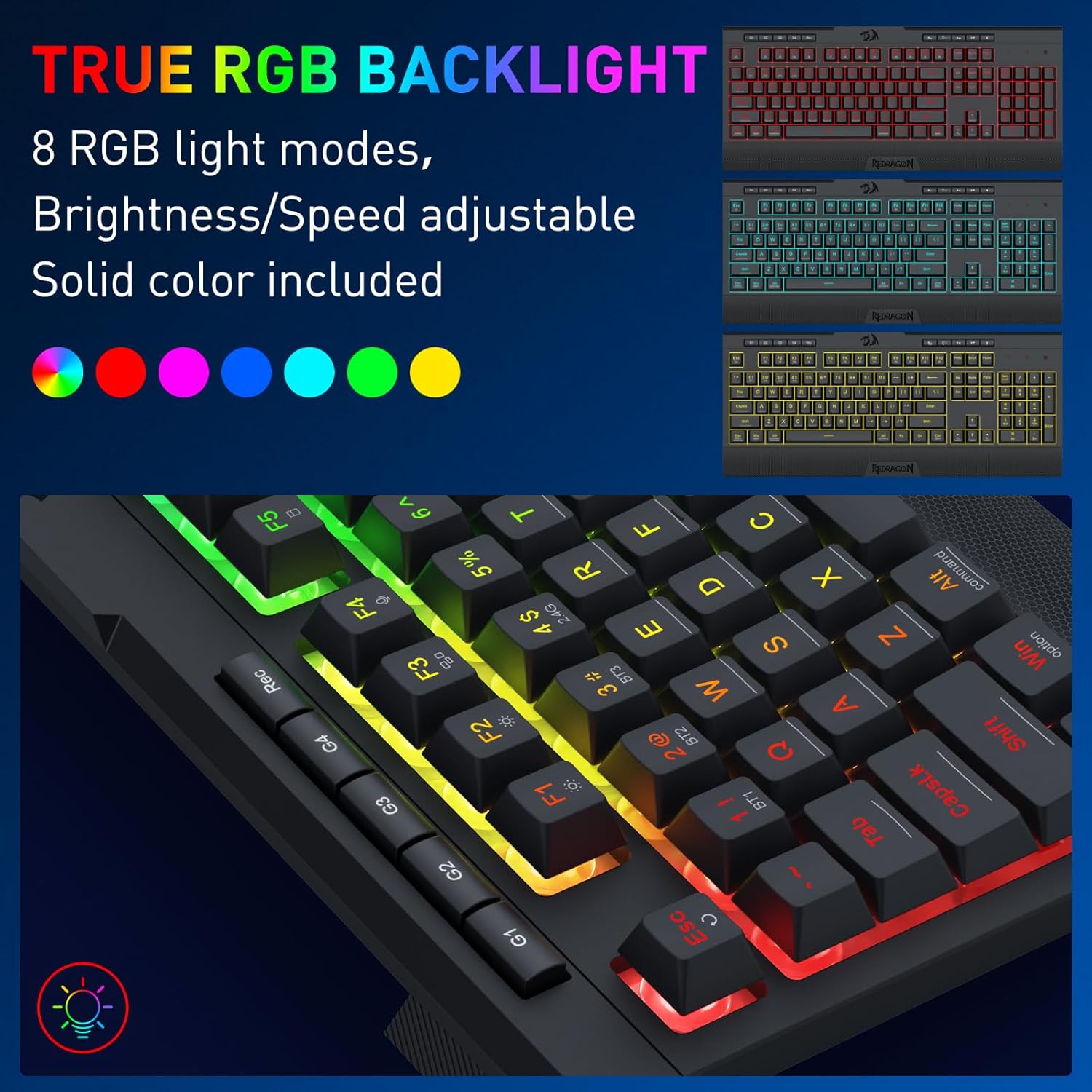 Redragon S151 PRO 3-modus draa - Gaming Accessories Combo recensie en prijs