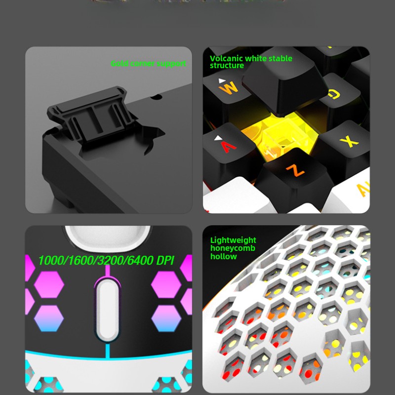 Toetsenbord- en muissets 60% R - Gaming Accessories Combo recensie en prijs